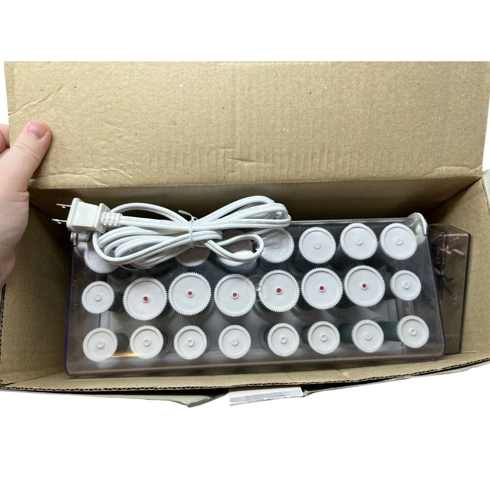 Windmere Hairsetter Gentle Curls 24 Flocked Rollers Model FS-24/655 Retro Beauty